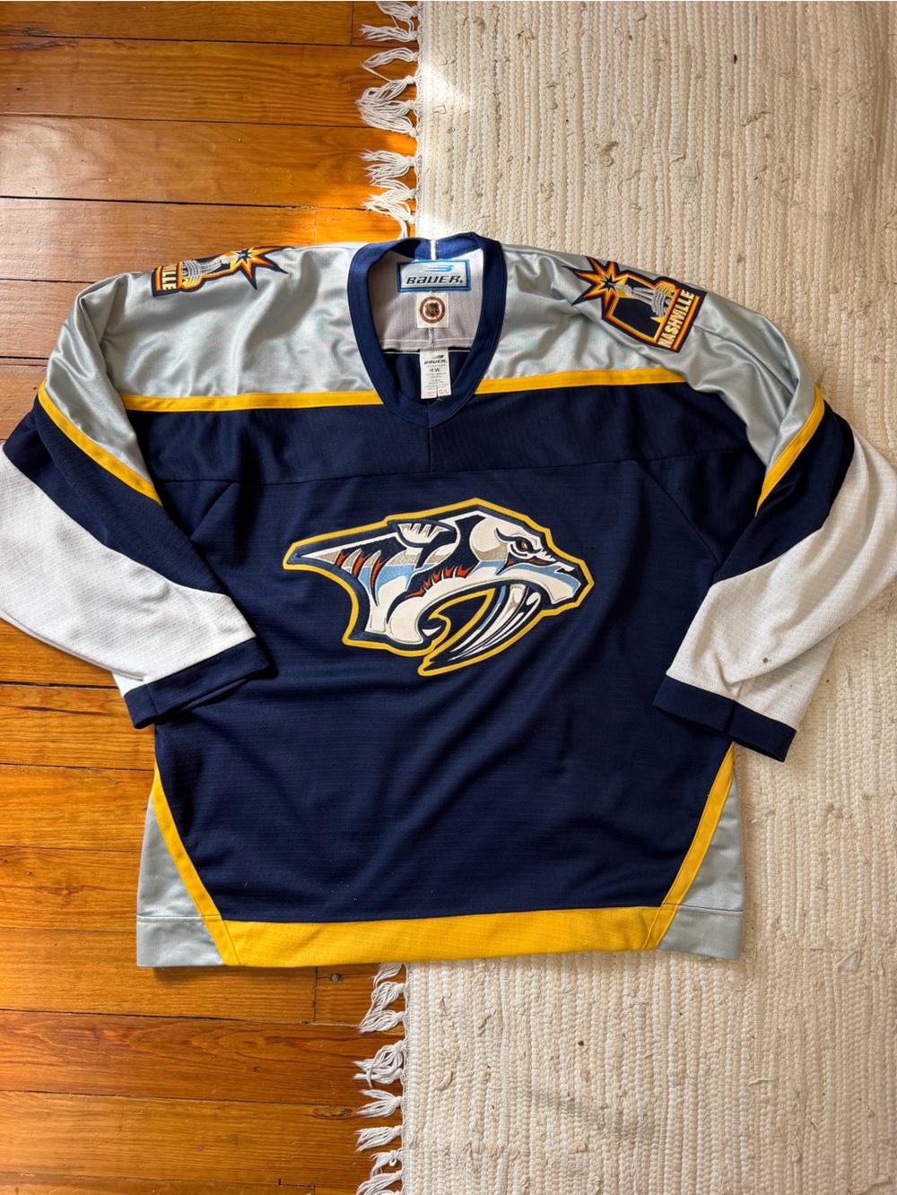 Vintage 1998 Nashville Predators Hockey Jersey
